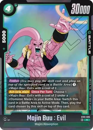 Majin Buu : Evil - ST01-035 — Story Booster 01