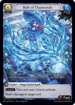 Bolt of Diamonds (Curio Foil) — Supporter Pack 4