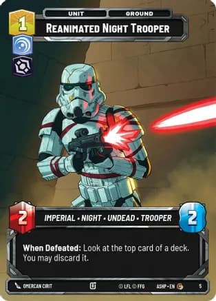 Reanimated Night Trooper — Ashes of the Empire - Weekly Play Promos