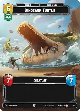 Dinosaur Turtle — Ashes of the Empire - Weekly Play Promos