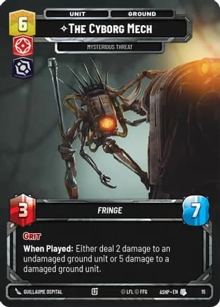 The Cyborg Mech - Mysterious Threat — Ashes of the Empire - Weekly Play Promos