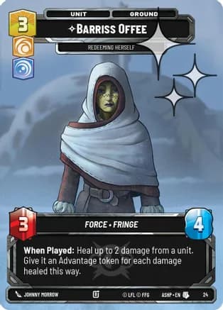 Barriss Offee (Foil) — Ashes of the Empire - Weekly Play Promos