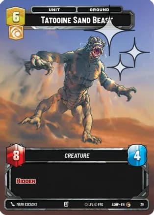 Tatooine Sand Beast (Foil) — Ashes of the Empire - Weekly Play Promos