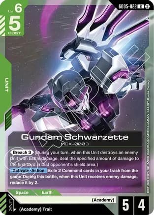Gundam Schwarzette — Freedom Ascension