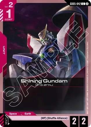 Shining Gundam (GD05-042) — Freedom Ascension