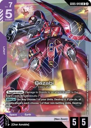 Sazabi (GD05-049) — Freedom Ascension