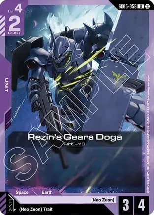Rezin's Geara Doga — Freedom Ascension