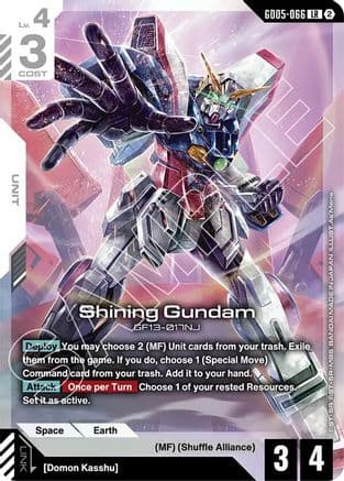 Shining Gundam (GD05-066) — Freedom Ascension