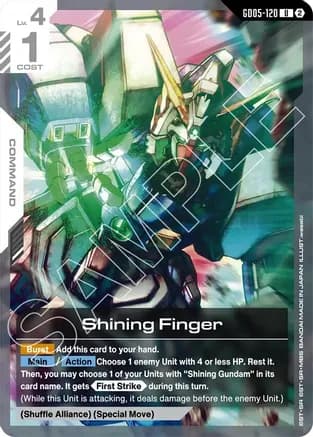 Shining Finger (GD05-120) — Freedom Ascension