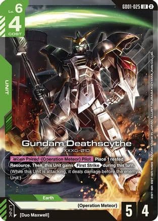 Gundam Deathscythe — Deck Build Box Freedom Ascension