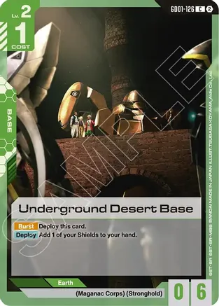 Underground Desert Base — Deck Build Box Freedom Ascension