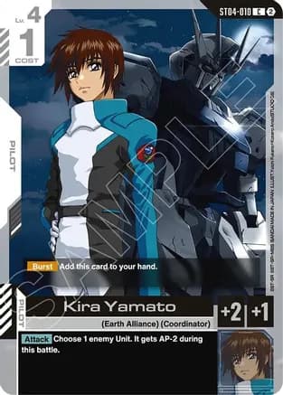 Kira Yamato — Deck Build Box Freedom Ascension