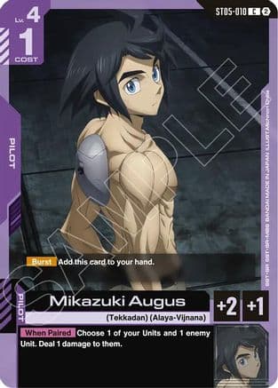 Mikazuki Augus — Deck Build Box Freedom Ascension