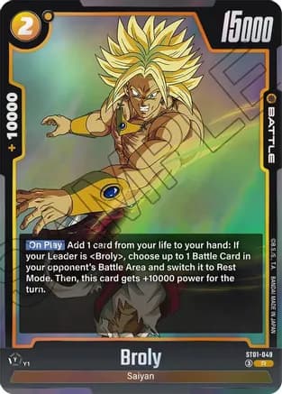 Broly - ST01-049 — Story Booster 01