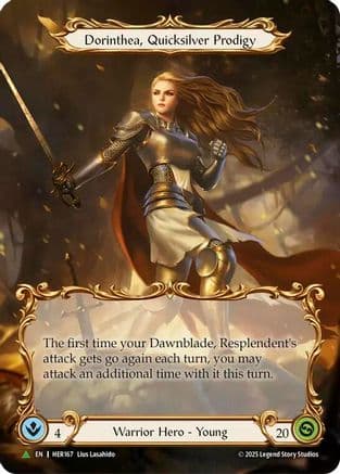Dorinthea, Quicksilver Prodigy (Marvel) - HER167 — Flesh and Blood: Promo Cards