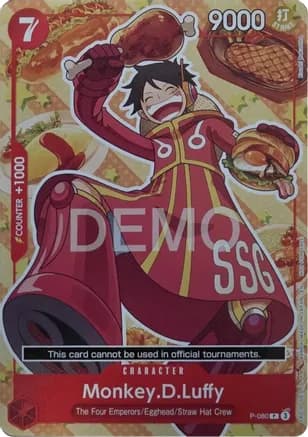 Monkey.D.Luffy - P-080 — One Piece Demo Deck Cards