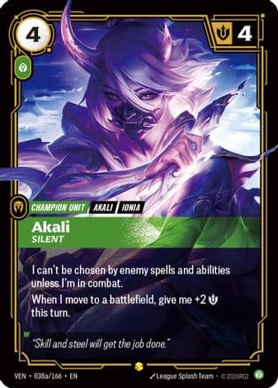 Akali, Silent (Alternate Art) — Vendetta