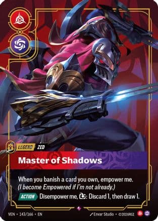 Zed, Master of Shadows — Vendetta