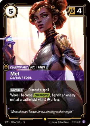 Mel, Defiant Soul (Alternate Art) — Vendetta