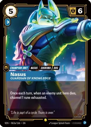 Nasus, Guardian of Knowledge (Alternate Art) — Vendetta