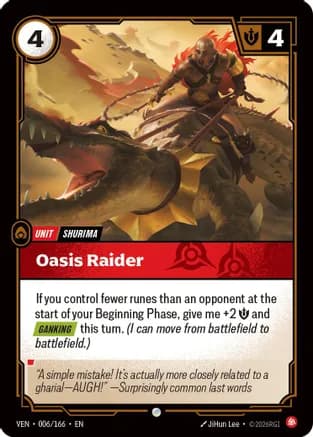 Oasis Raider — Vendetta