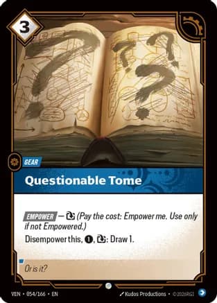 Questionable Tome — Vendetta