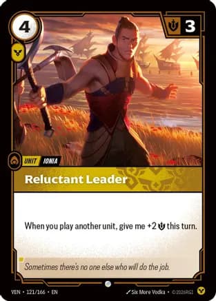 Reluctant Leader — Vendetta