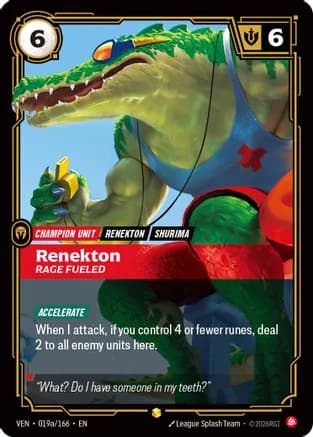 Renekton, Rage Fueled (Alternate Art) — Vendetta