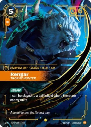 Rengar, Trophy Hunter (Overnumbered) — Vendetta