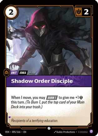 Shadow Order Disciple — Vendetta