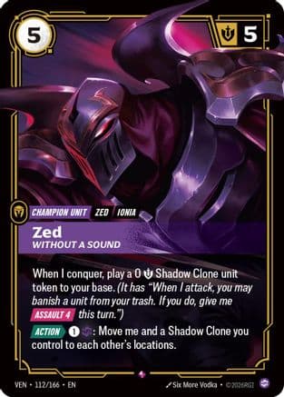 Zed, Without a Sound — Vendetta