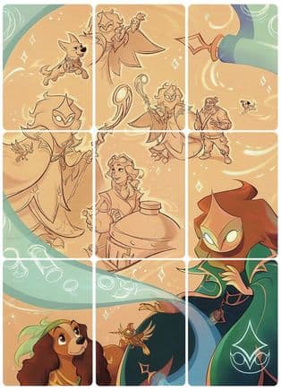 Archazia's Island Puzzle Insert (Set of 9) (Version 2 of 2) — Archazia's Island