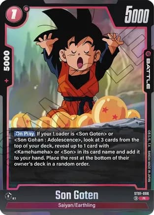 Son Goten - ST01-006 — Story Booster 01