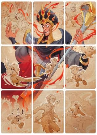 Reign of Jafar Puzzle Insert (Set of 9) (Version 2 of 2) — Reign of Jafar
