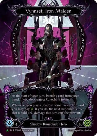 Vynnset, Iron Maiden (Marvel) - CON007 — Flesh and Blood: Promo Cards