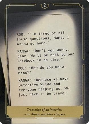 Whispers in the Well Case File Cards (2 of 18) — Whispers in the Well