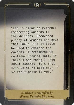 Whispers in the Well Case File Cards (15 of 18) — Whispers in the Well