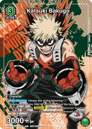 Katsuki Bakugo — Union Arena Promotion Cards
