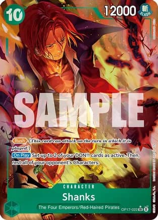 Shanks (022) (Alternate Art) — The World's Strongest Warriors