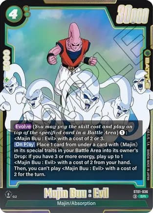 Majin Buu : Evil - ST01-036 — Story Booster 01