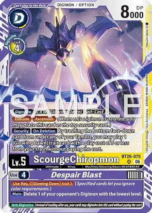 ScourgeChiropmon // Despair Blast — Timeless Bonds