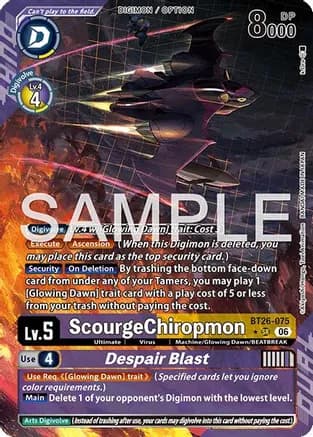 ScourgeChiropmon // Despair Blast (Alternate Art) — Timeless Bonds