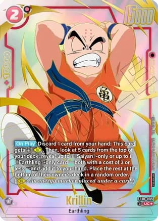 Krillin - FB10-005 (Limited Pack 26-27 WAVE2) — Tournament and Championship Promos