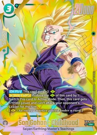 Son Gohan : Childhood - FB10-055 (Limited Pack 26-27 WAVE2) — Tournament and Championship Promos