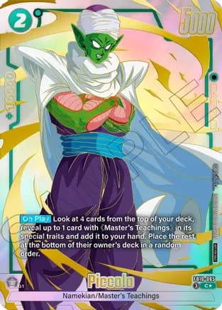 Piccolo - FB10-065 (Limited Pack 26-27 WAVE2) — Tournament and Championship Promos