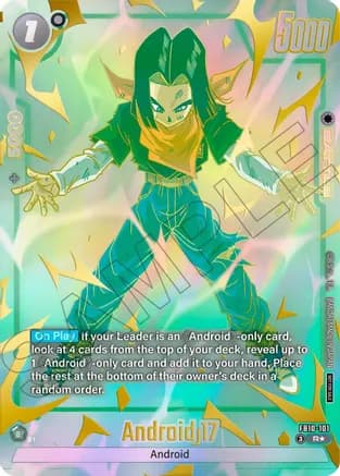 Android 17 - FB10-101 (Limited Pack 26-27 WAVE2) — Tournament and Championship Promos