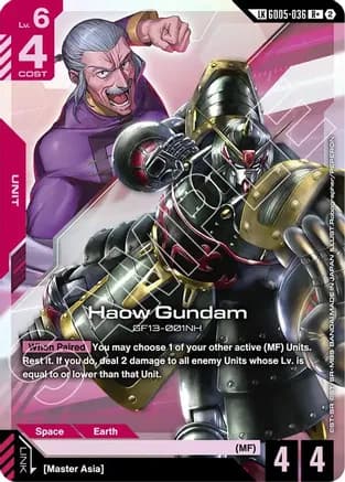 Haow Gundam (R+) (Link Rare) — Freedom Ascension