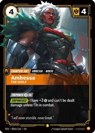 Ambessa, The Wolf (Alternate Art) — Vendetta