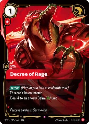 Decree of Rage — Vendetta