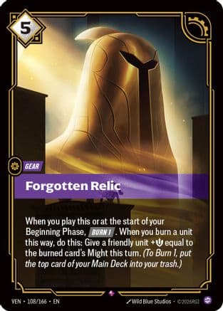 Forgotten Relic — Vendetta